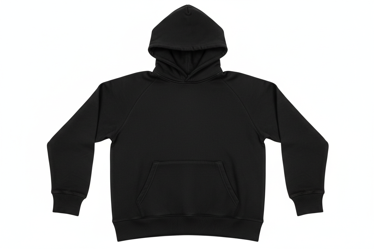 black hoodie